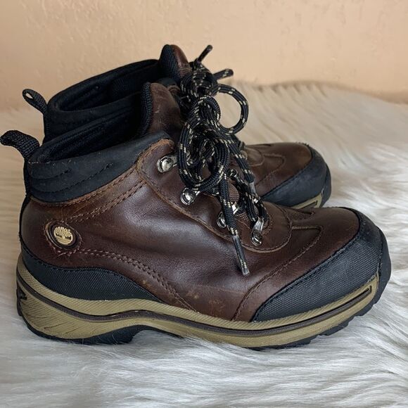Timberland Leather Boots Sneakers Size 11 - Picture 3 of 9